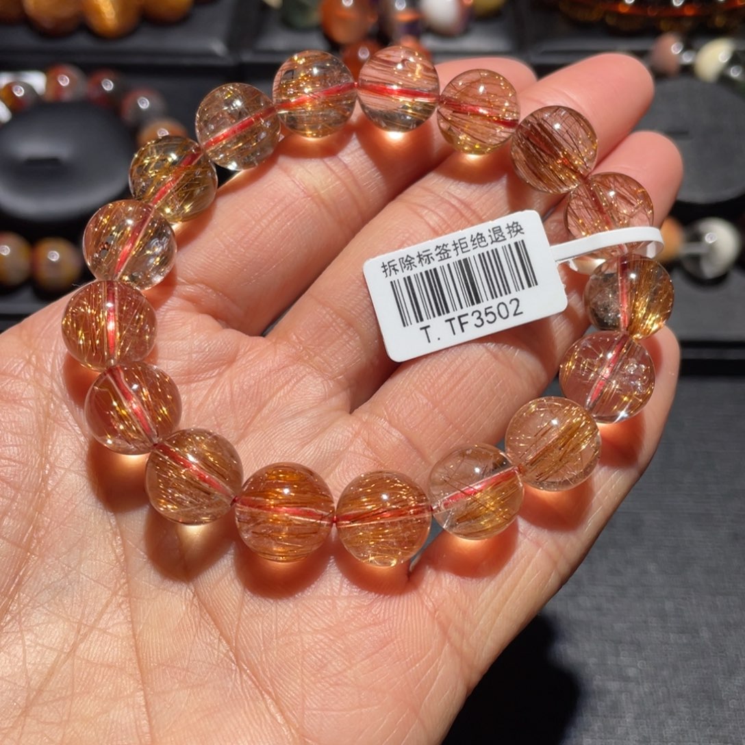 手链未镶嵌水晶铜顺发手链12mm左右