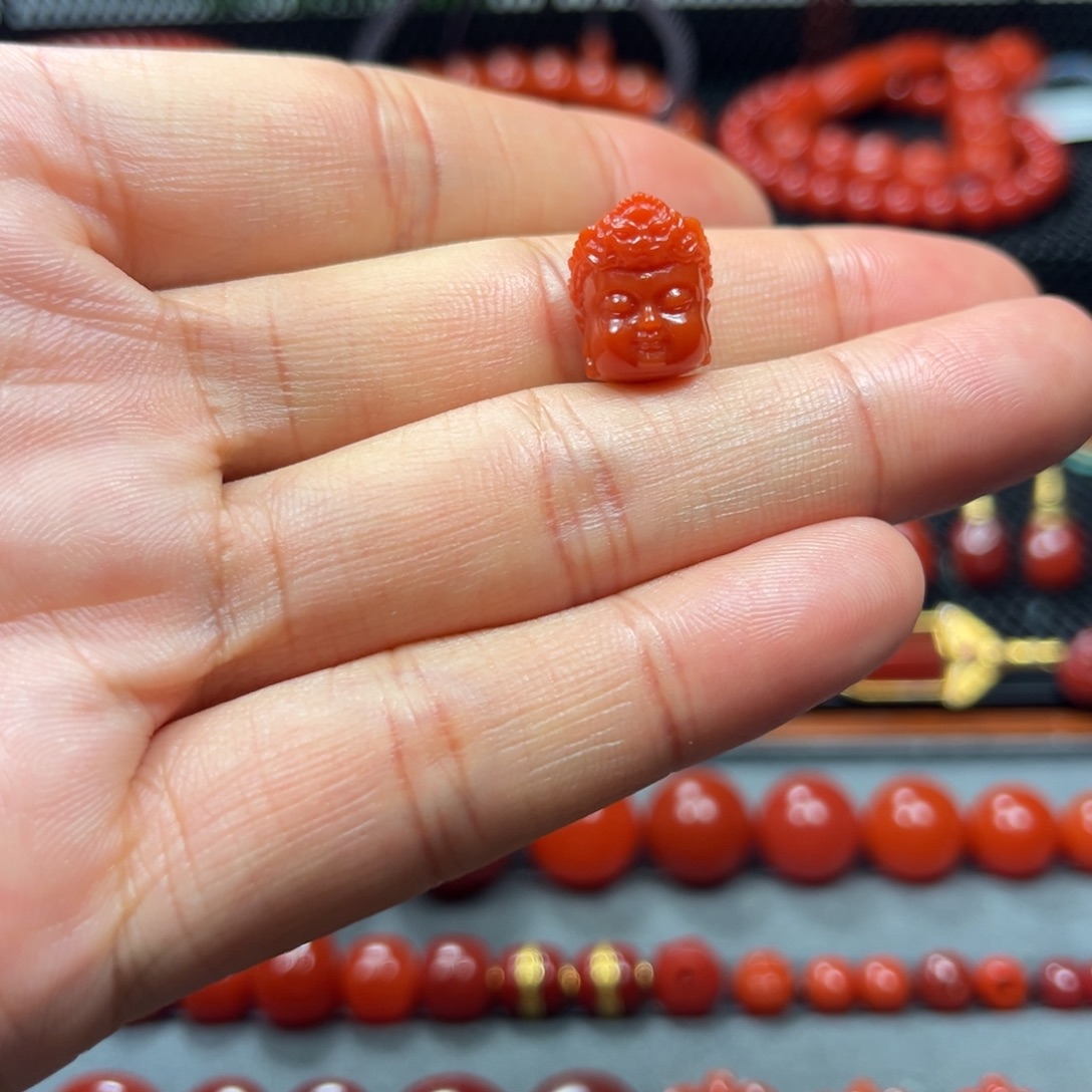 南红玛瑙未镶嵌宝宝佛