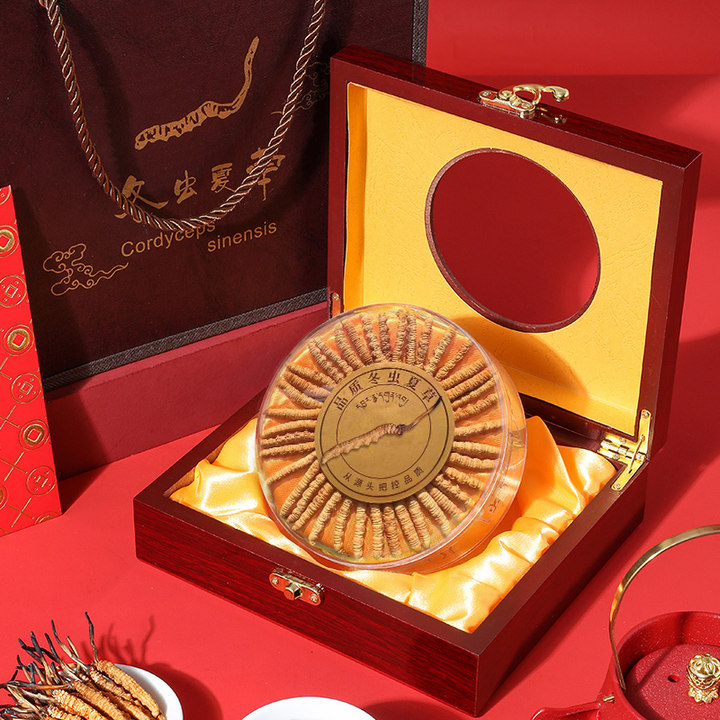 甄选高品质冬虫夏草 5根/克50根 足干高品质礼盒装 新货滋补养生