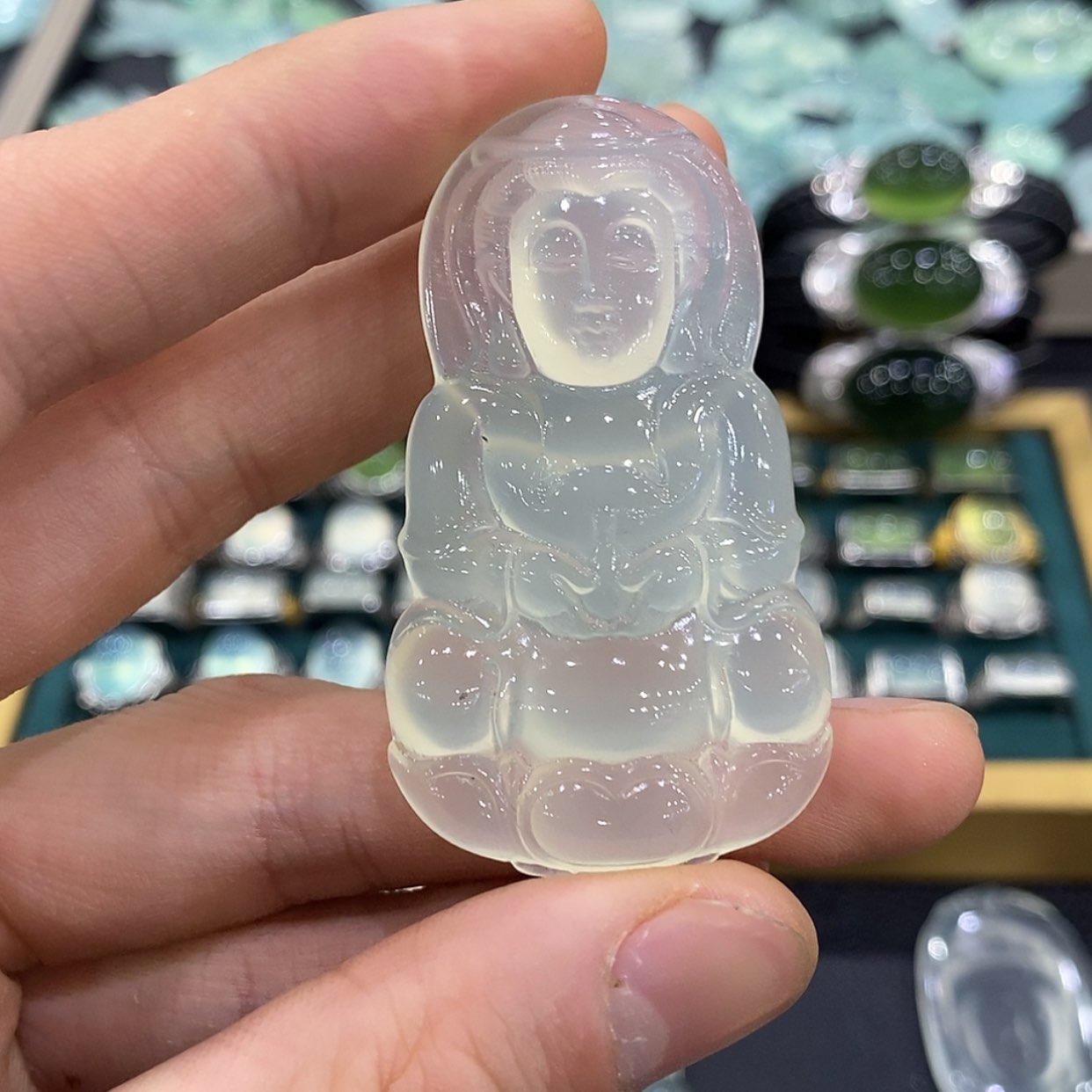 【闪购商品】未镶嵌蛇纹石玉吊坠