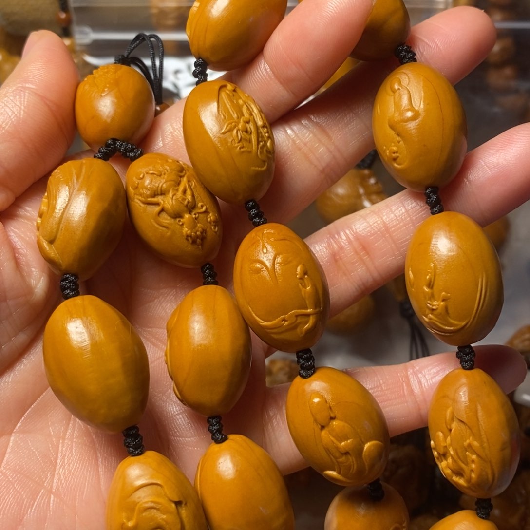 橄榄核手串/手链无相佛手持