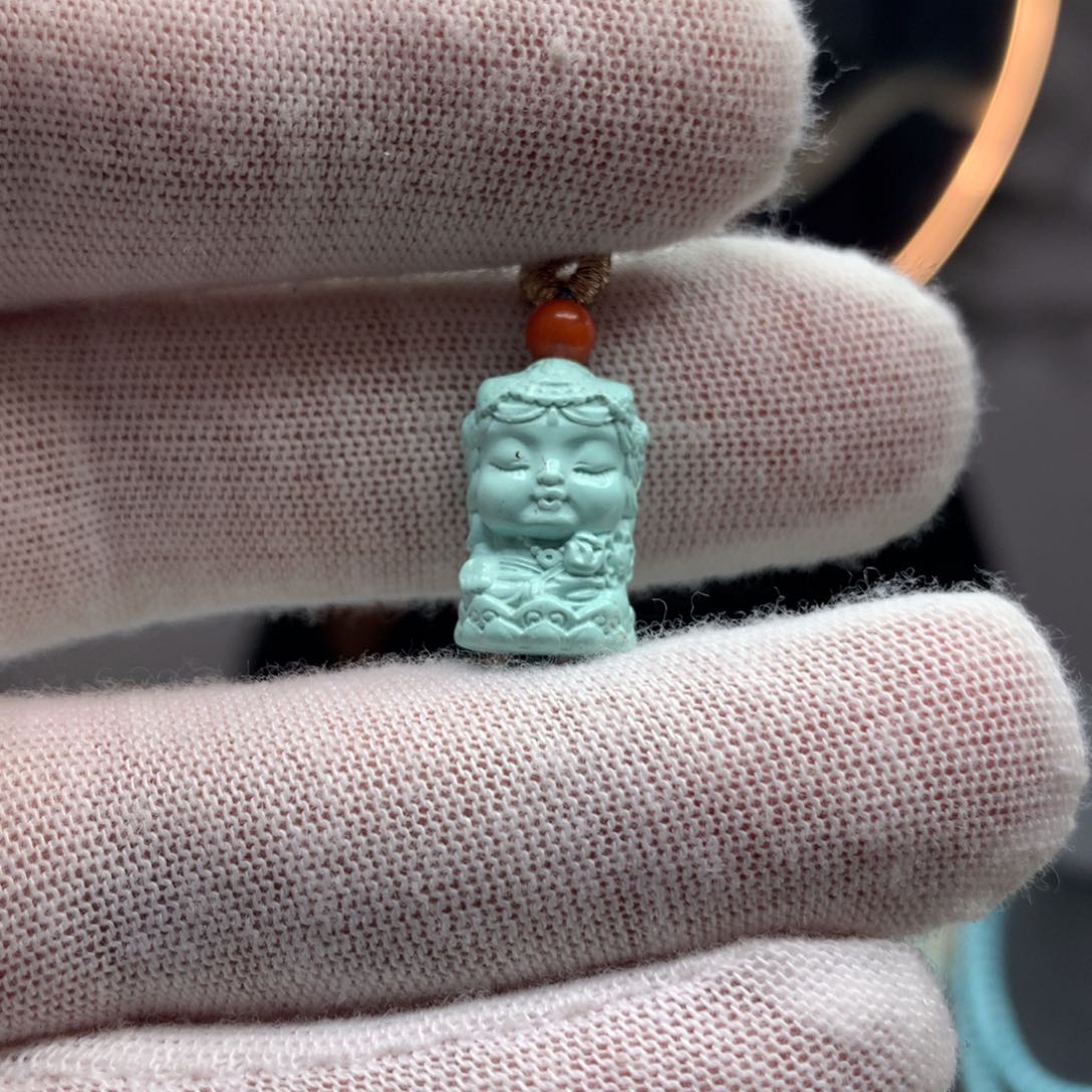 绿松石挂件未镶嵌