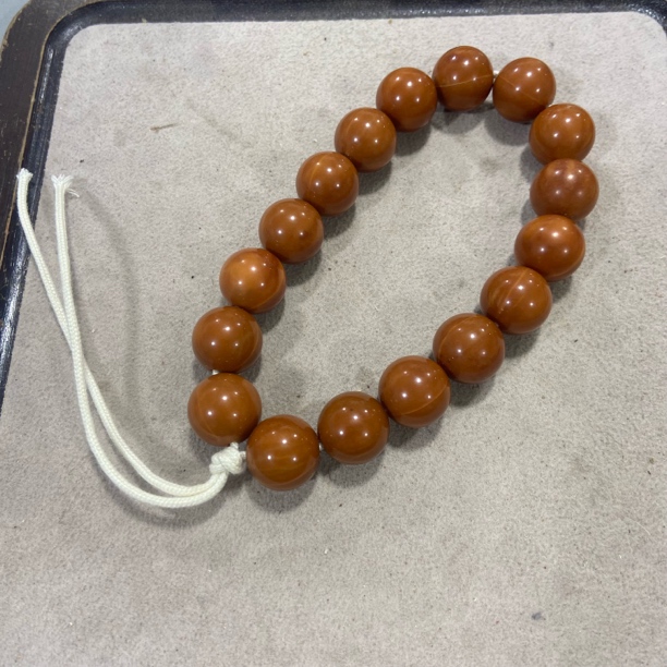 K199 玉化光珠猴头卡1.4圆珠手持（多样性发其一）