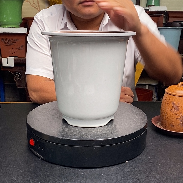 紫砂花盆货号一只BJJ1