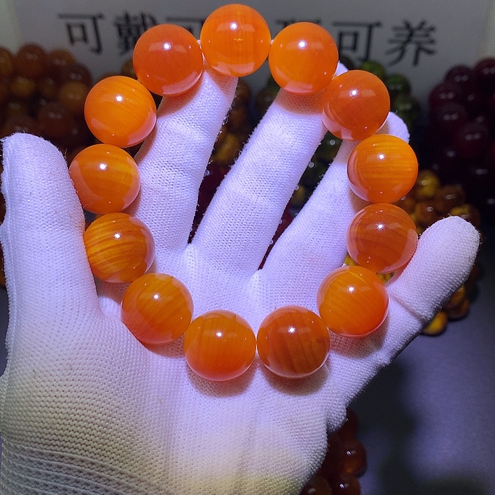 手串/手链松木（琥珀木）1.8 包浆高货