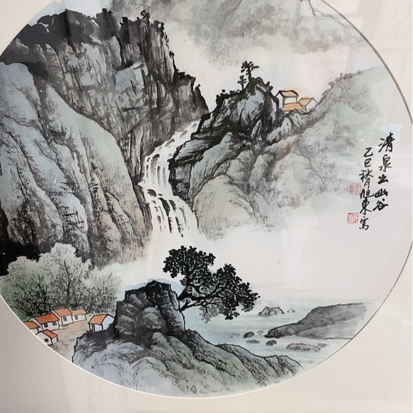 【闪购商品】国画手绘国画带框72.72