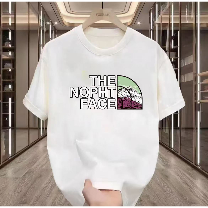 重磅新疆长绒棉短袖圆领云柔水光T打底衫男女T恤025