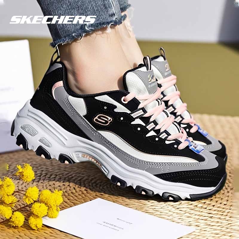 【小粉熊】斯凯奇女鞋冬季新款时尚厚底潮流老爹鞋透气休闲运动鞋