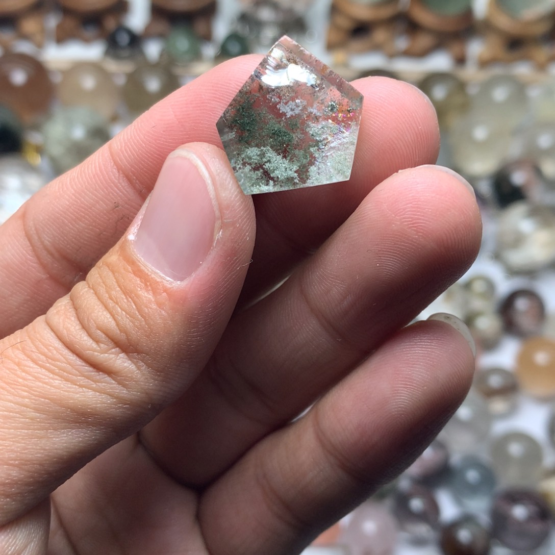 水晶珠宝半成品未镶嵌卤***࿀幽灵随行