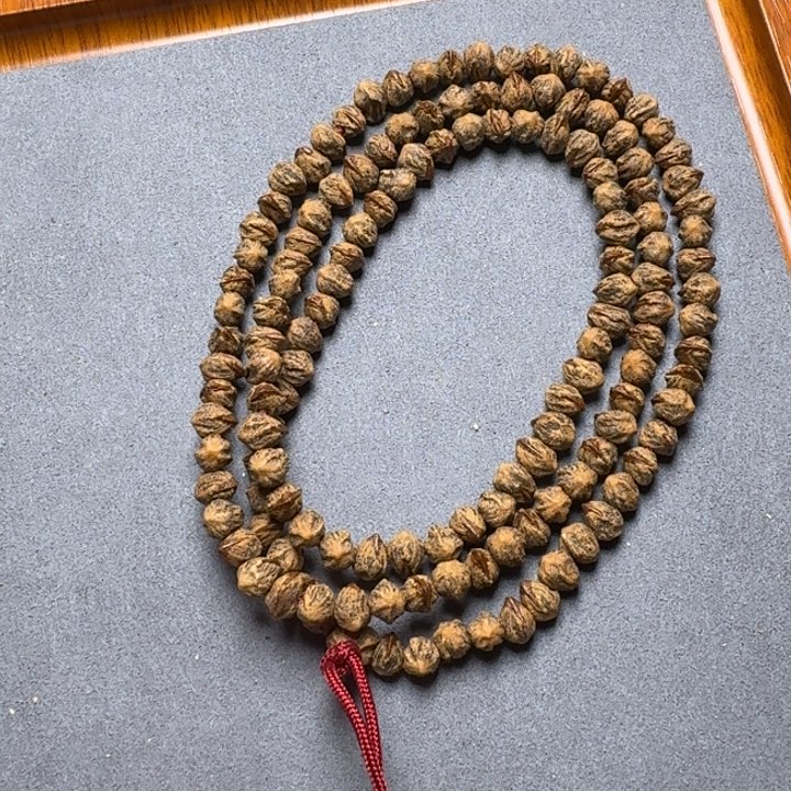 柏香籽/百香籽吊坠红牙横打108