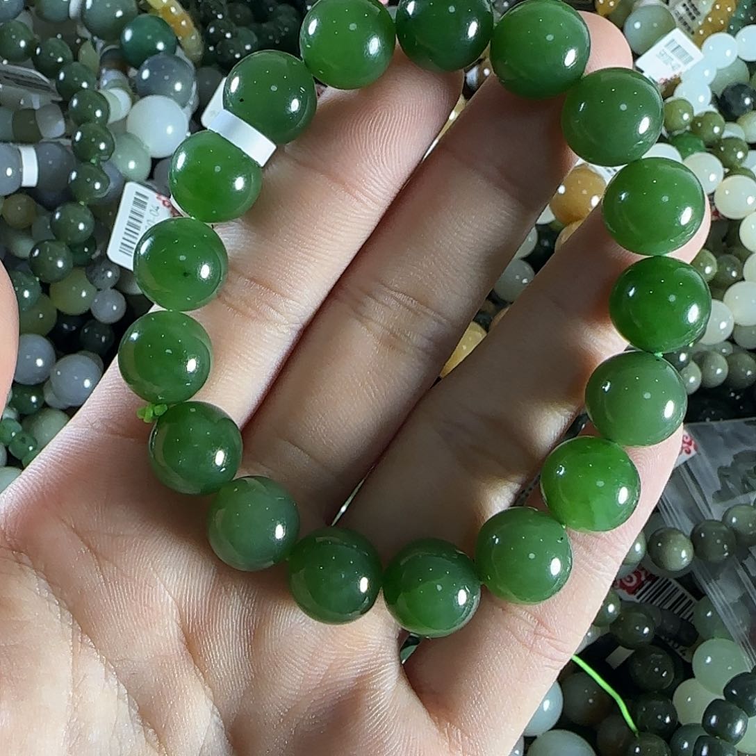 和田玉手链未镶嵌88