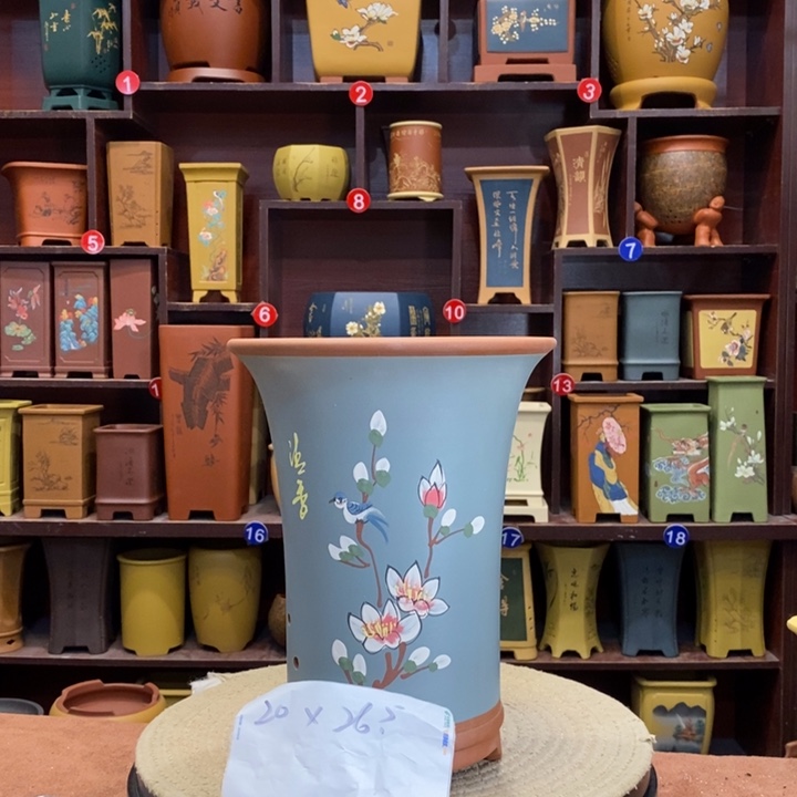 紫砂花盆紫砂花盆