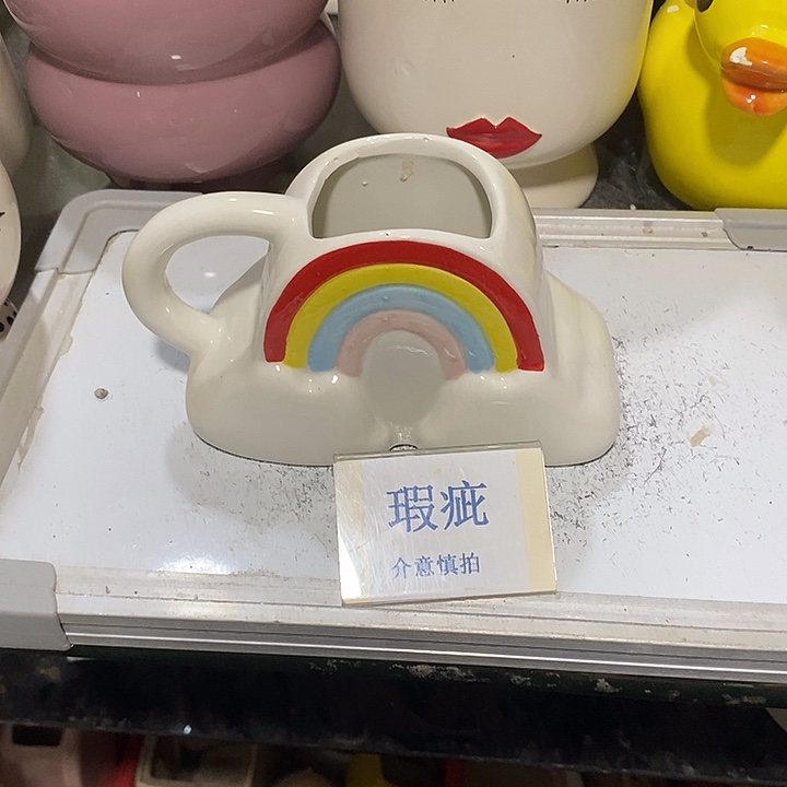 紫砂花盆多肉植物盆瑕疵有孔