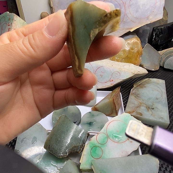 翡翠散珠缅甸翡翠30