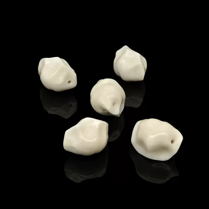 象牙果原果水饺雕刻饺子把玩文玩手串挂饰吊坠小馄饨配件配饰