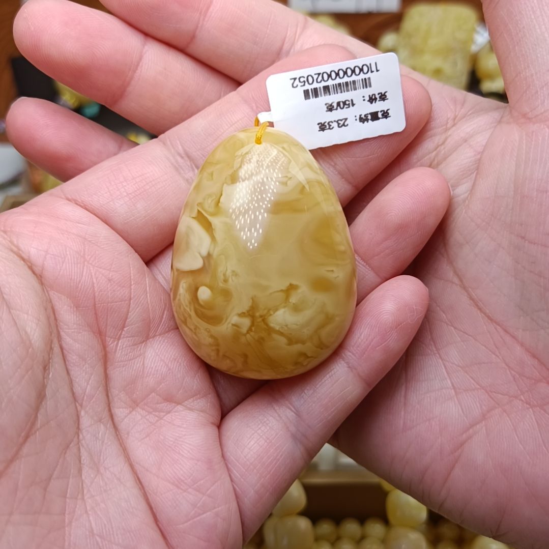 蜜蜡裸石未镶嵌p****e水滴