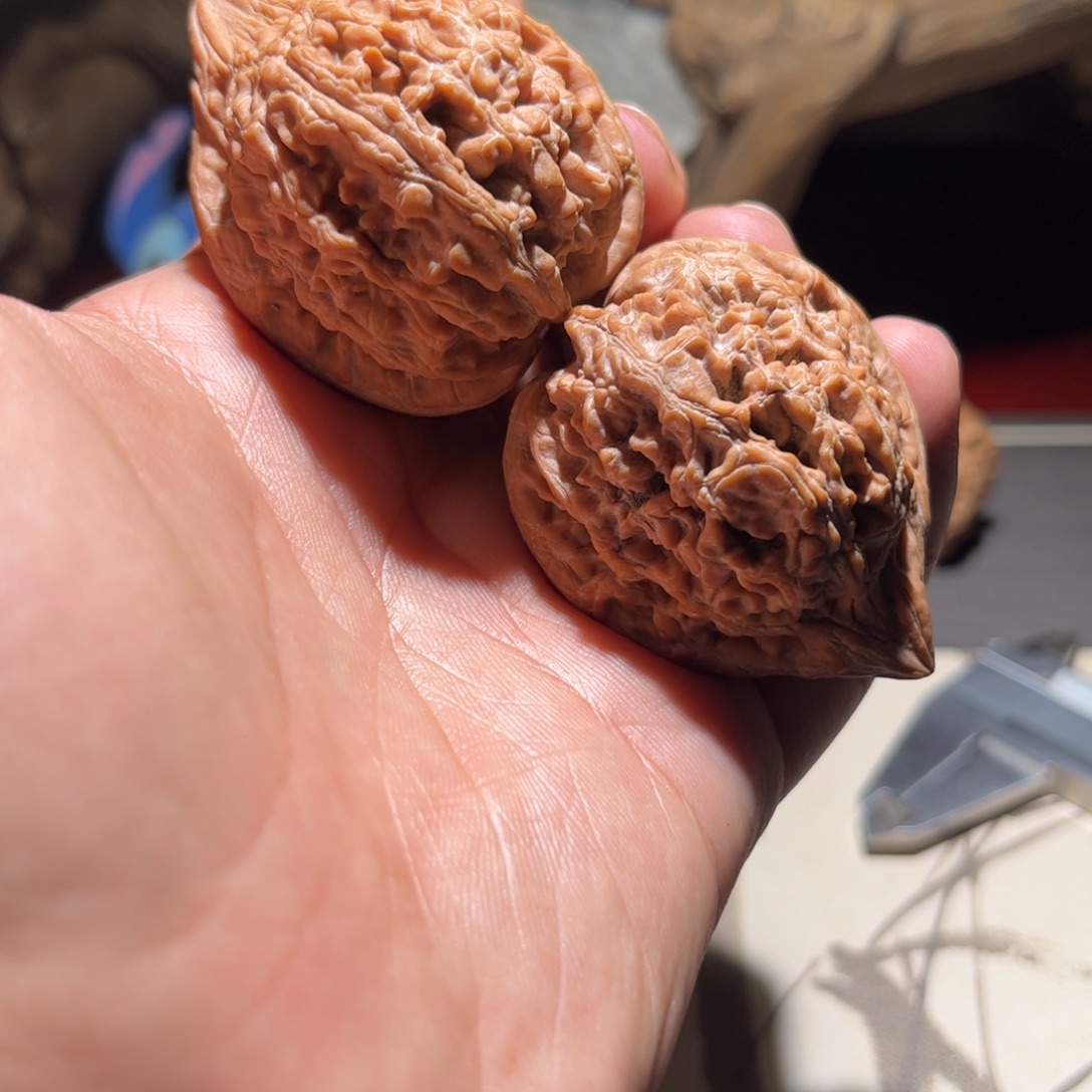 小***朱吊坠文玩核桃41大沽石