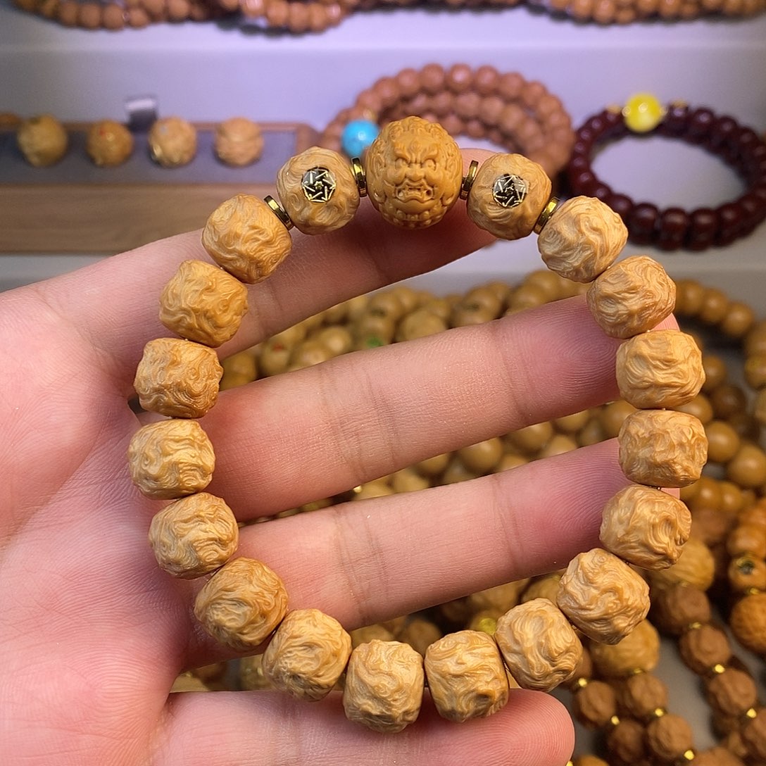 猴头核桃手串全品游龙大黑天