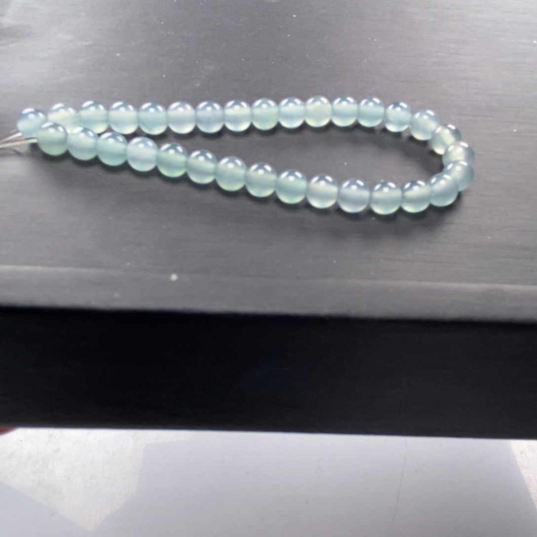 翡翠手串未镶嵌手链卡5。10颗