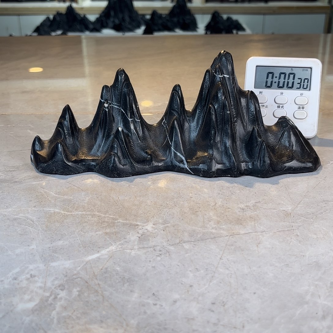 凤***山陶灵璧石手工雕刻奇石摆件