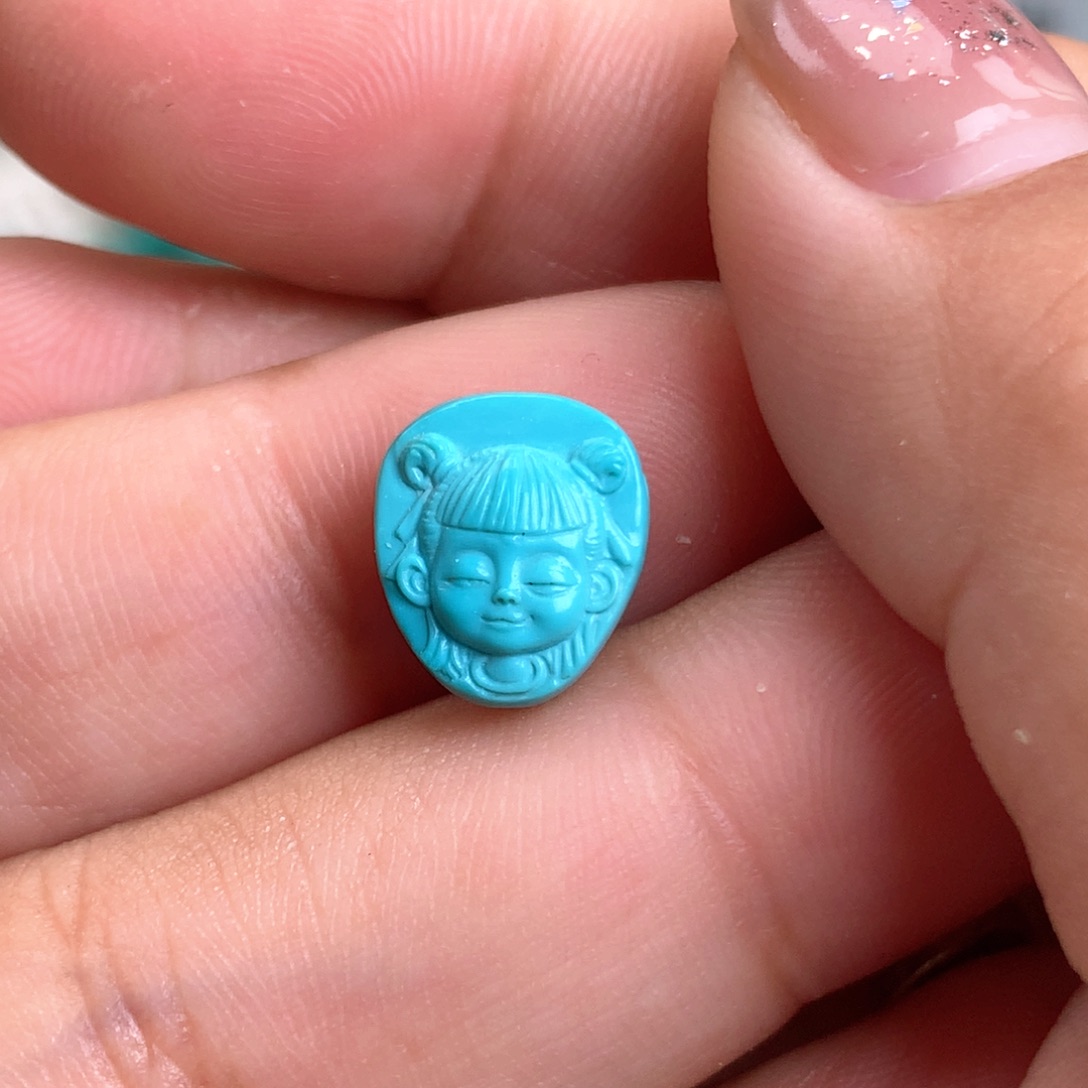 绿松石未镶嵌雕刻