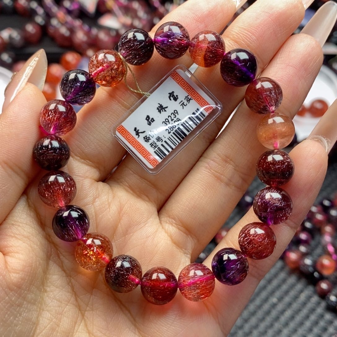 水晶手链未镶嵌稀有色28808