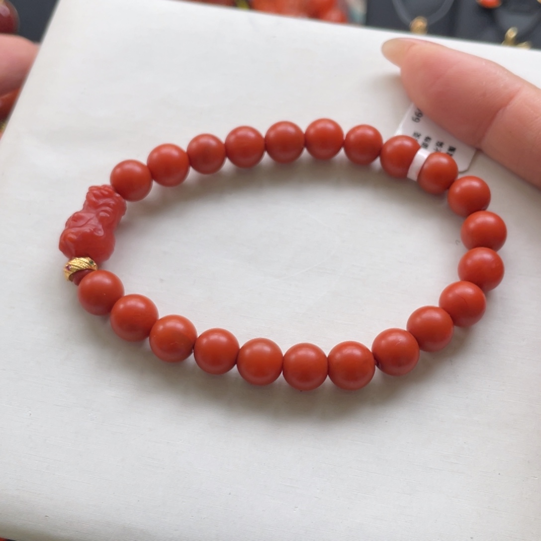 南红玛瑙银S925镶嵌老料保山南红哑光dly单圈