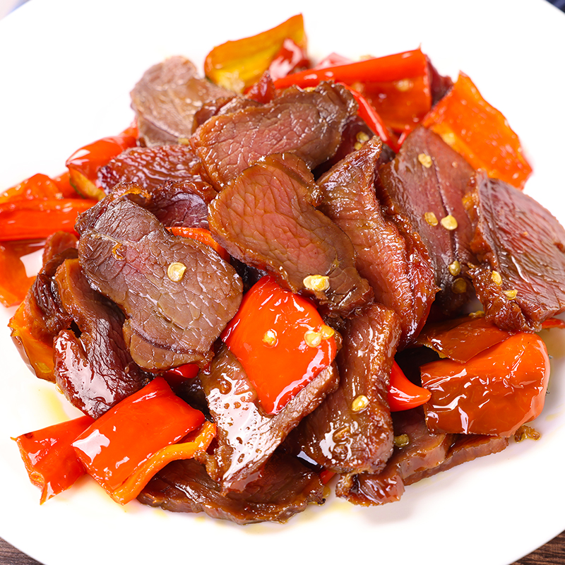 湖南桃江甘泉山烟熏腊黄牛肉腊牛肉
