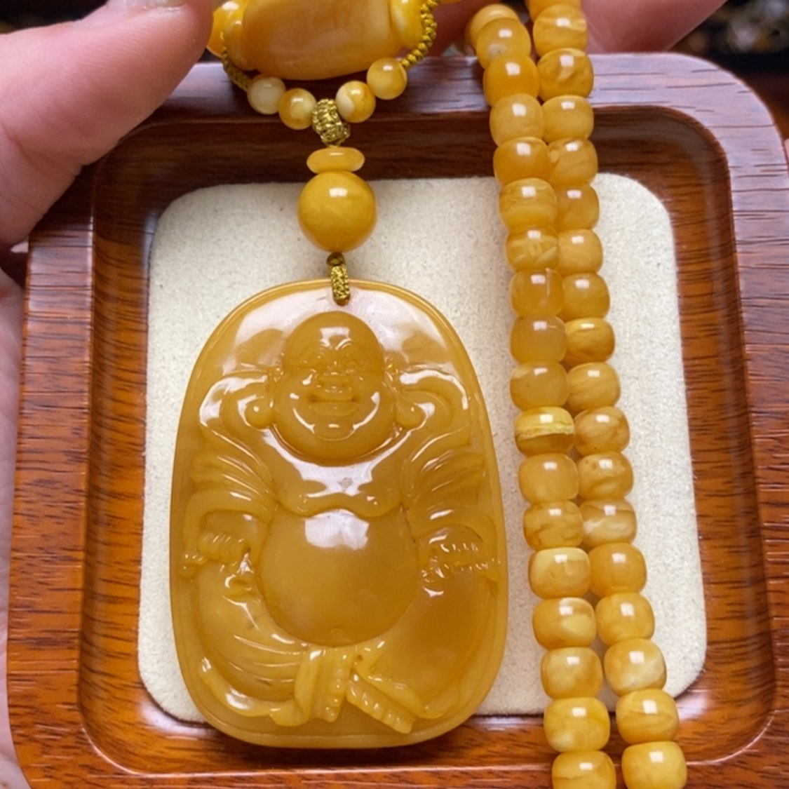 【闪购商品】蜜蜡颈饰未镶嵌项链