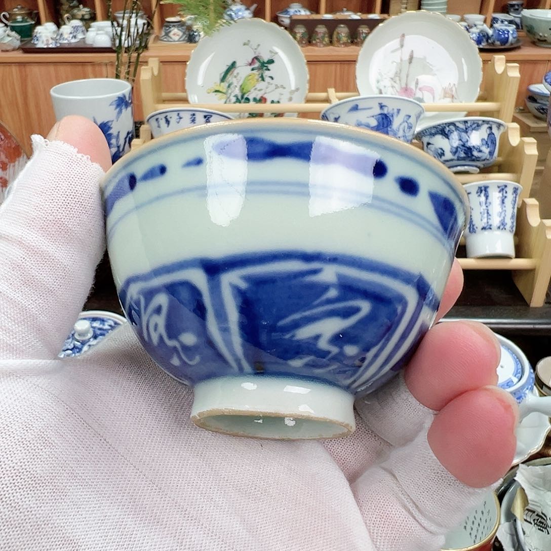 柴窑茶具茶壶茶杯