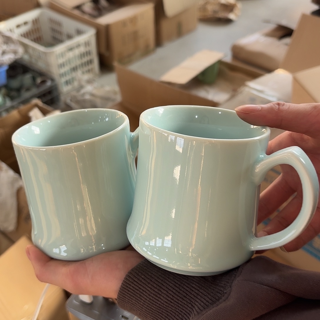 龙泉云间青瓷小米茶器