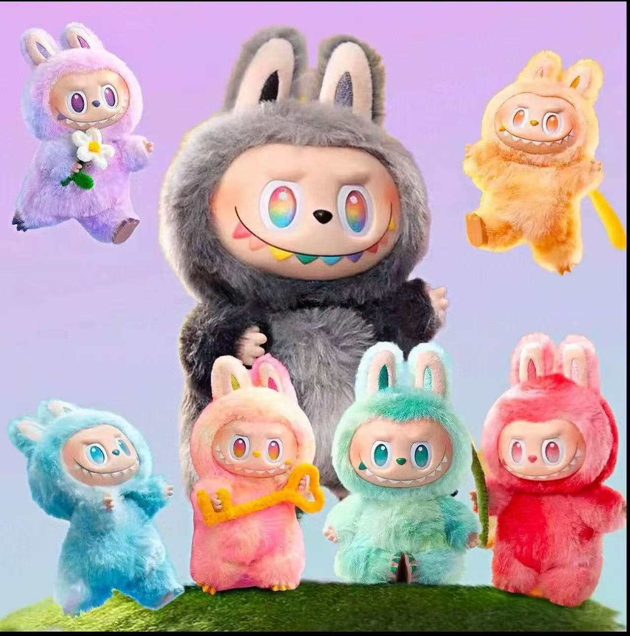 【可扫码】潮玩前方高能三代3.0马卡龙搪胶毛绒公仔玩偶