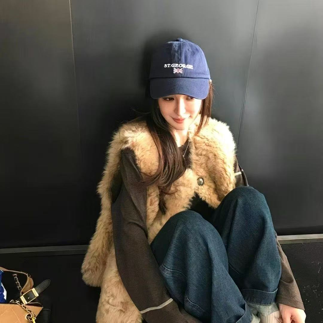 人造皮草  复古欧尼马甲仿皮草外套女环保皮草坎肩托斯卡纳上衣