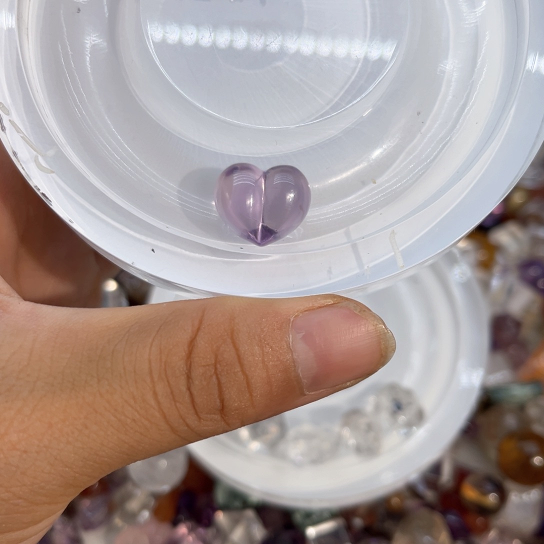 水晶珠宝半成品未镶嵌M****?17打孔