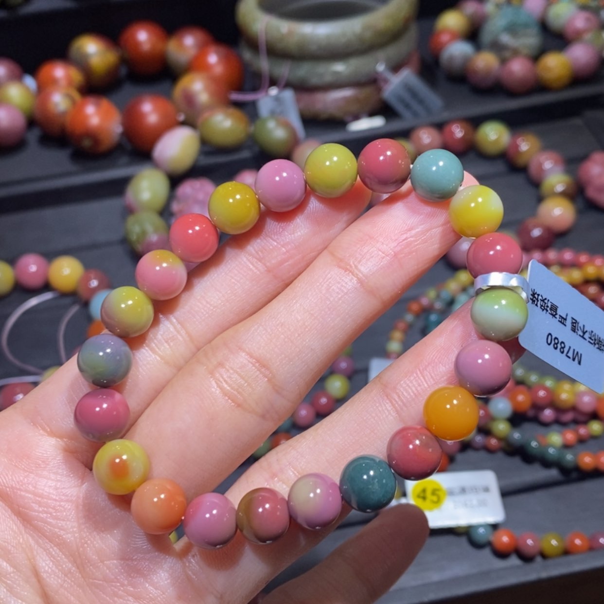 【闪购商品】未镶嵌手链玛瑙/玉髓糯*糍盐源玛瑙