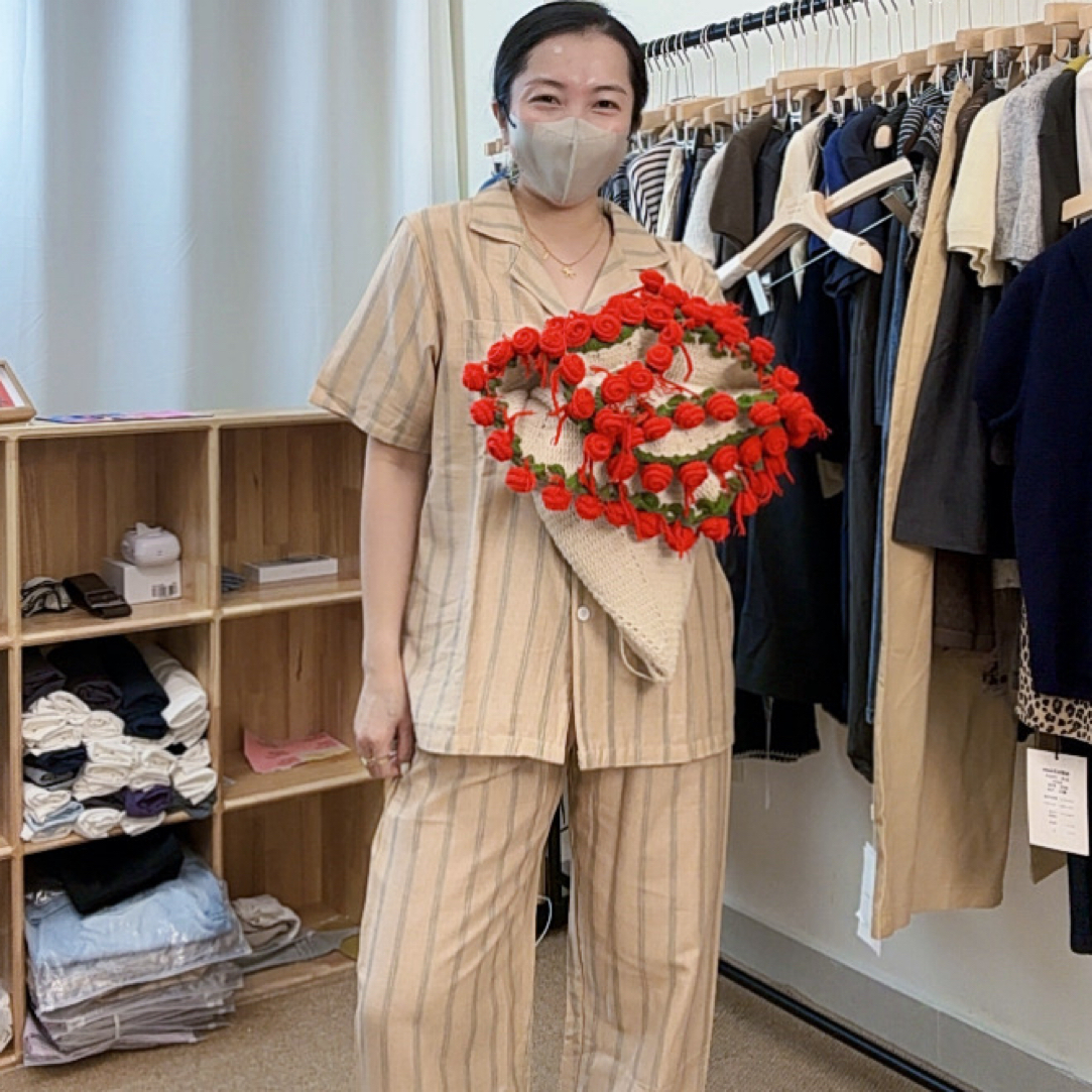 男女同款超火情侣短袖睡衣全棉双层纱布休闲家居服