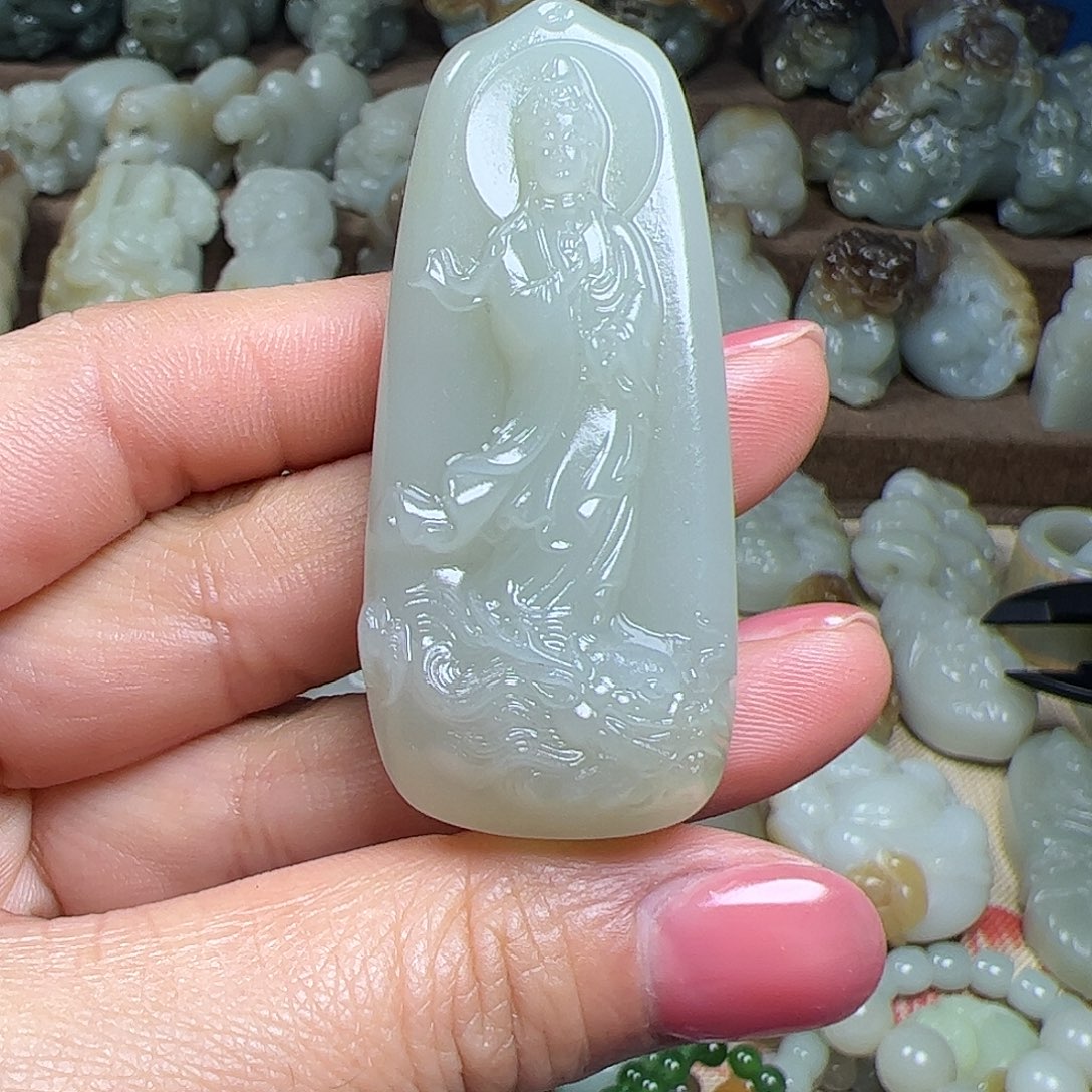 和田玉挂件未镶嵌