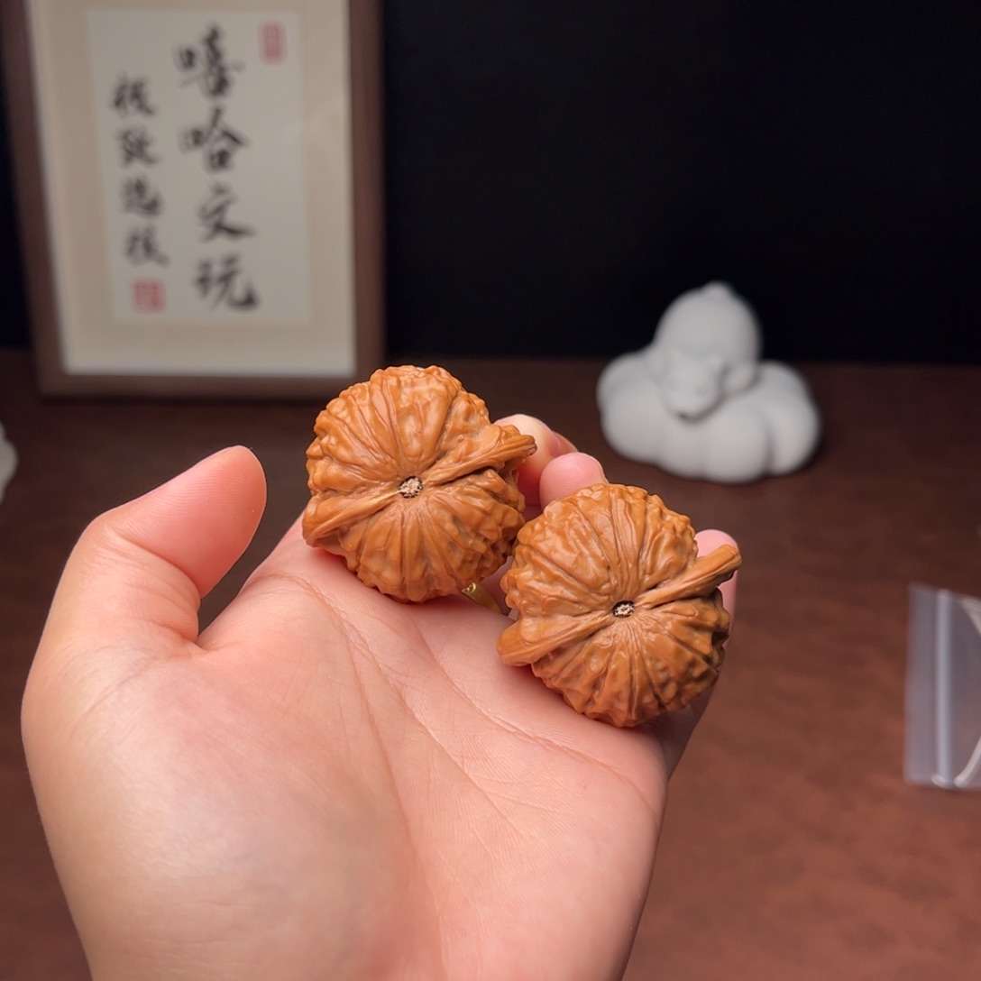 吊坠文玩核桃石门41