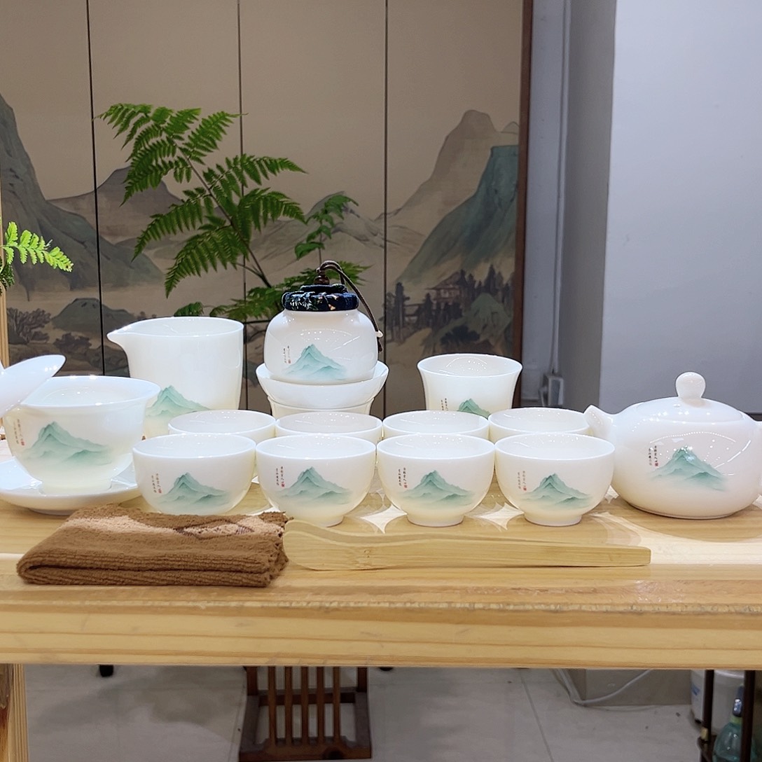 【都彩】羊脂玉瓷又见青山17头