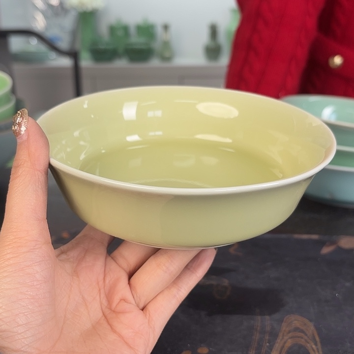 龙泉云间青瓷小米茶器