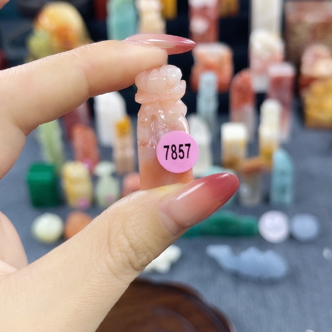 印石昌化石7857包邮包刻