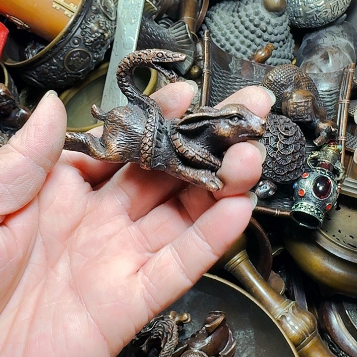 铜器摆件收收藏藏