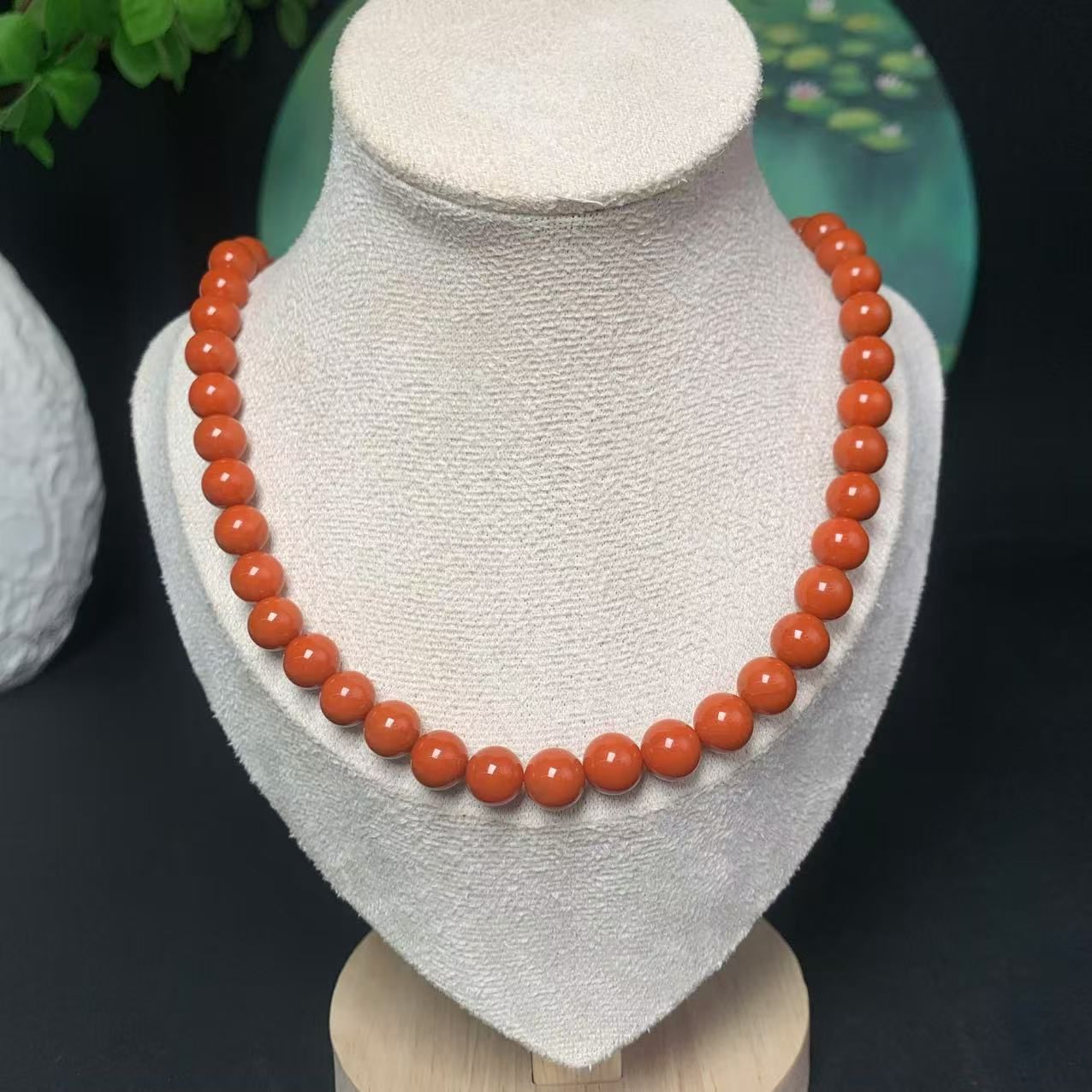 S024珠宝玉石精选南红项链