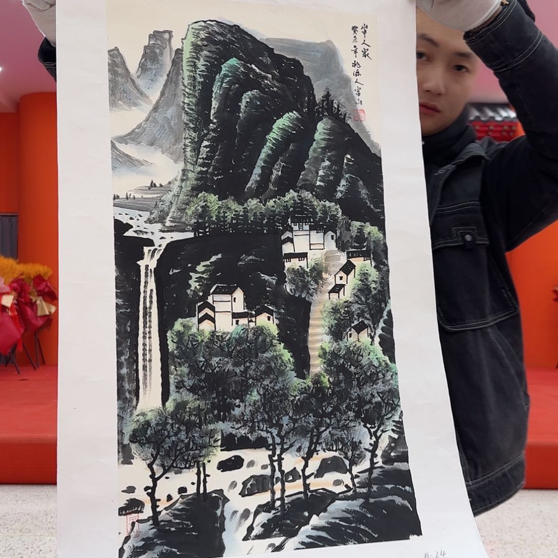 国画艺术家的作品