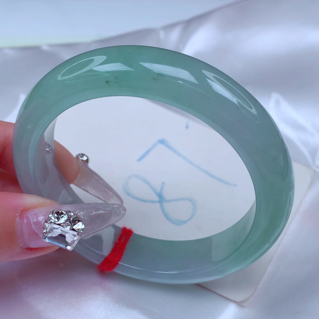 翡翠手镯未镶嵌天然缅甸翡翠A货手镯