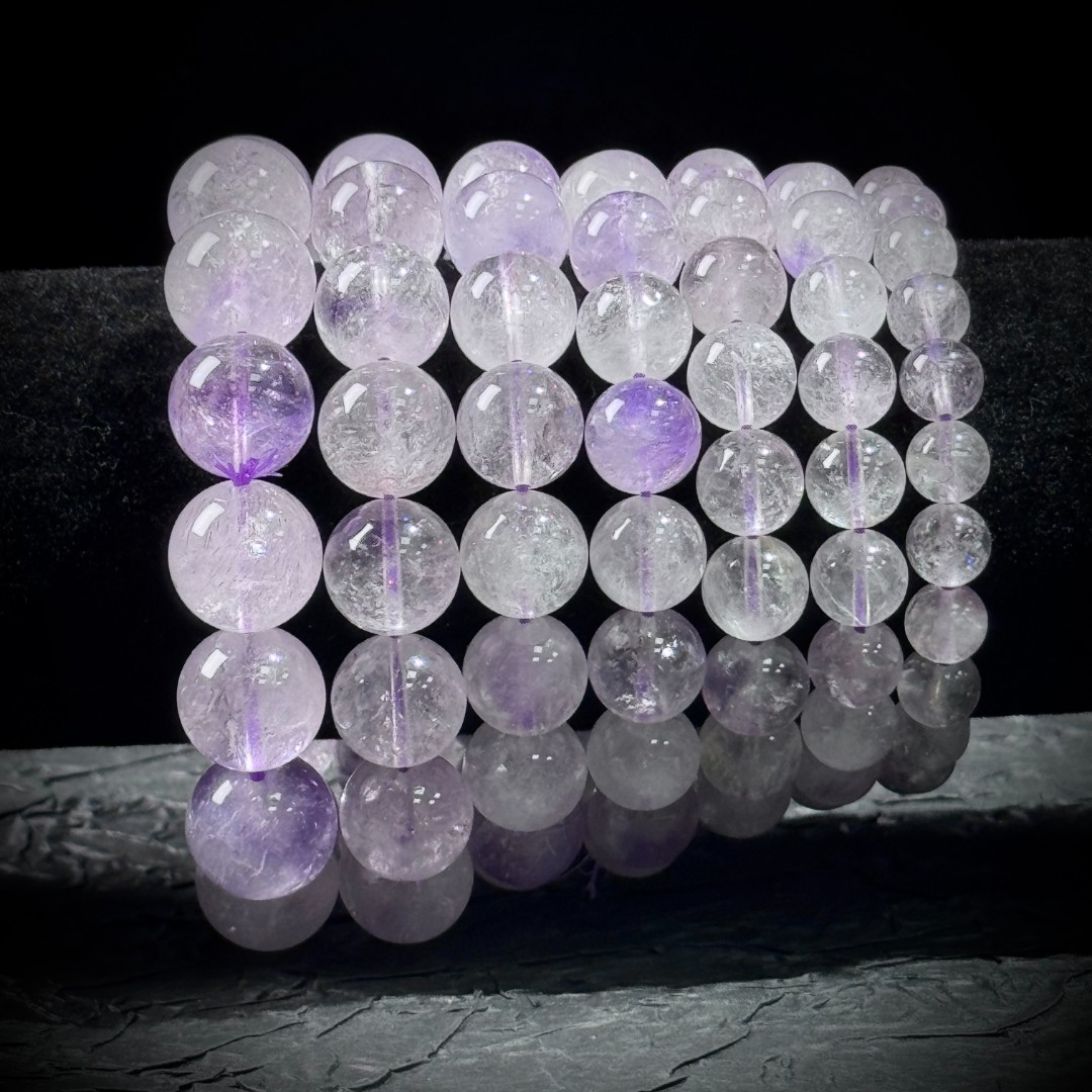 s2761【貝勒爺】紫水晶素圈手串（多样性发其一）