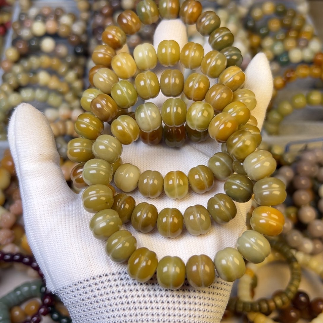 菩提根/象牙果手串花皮蛋堡卡12.5