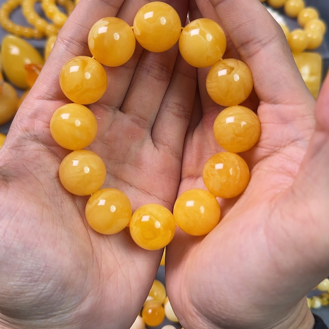 琥珀珠宝奇石未镶嵌19mm+