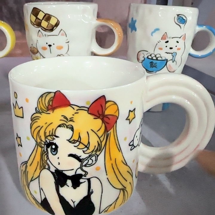 瓷片景德镇高温釉下彩