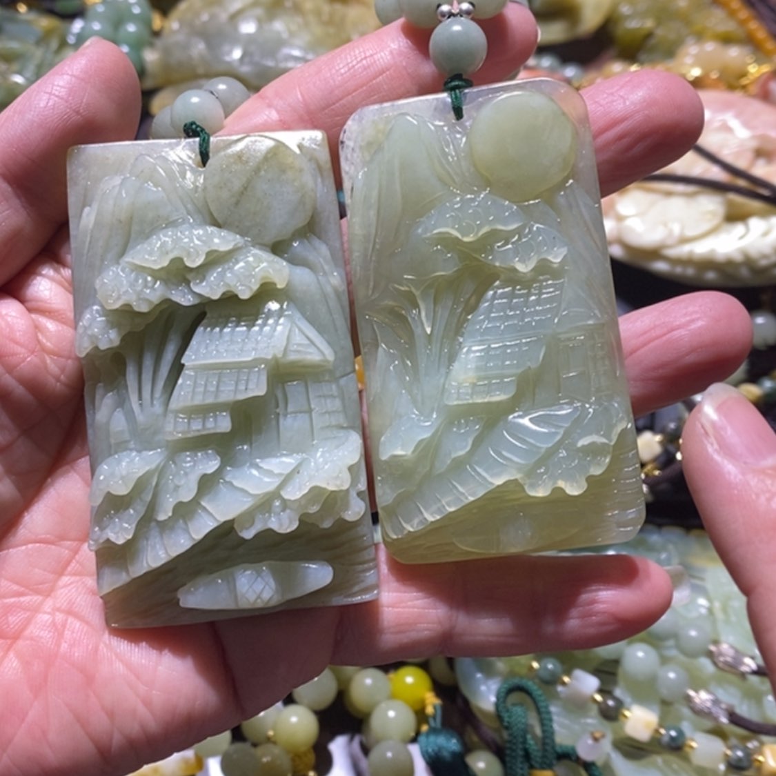 【闪购商品】岫玉毛衣链未镶嵌